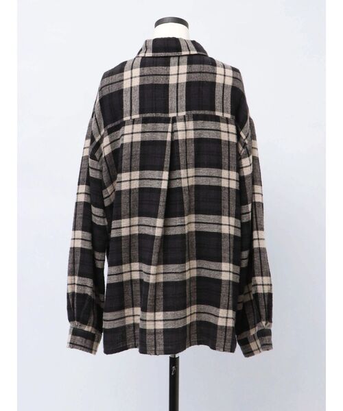 VEQUM（VEQUM）の「【VEQUM】OVER BOXY SH（シャツ/ブラウス・レディース・カーキ/ブラック・FREE）」の8枚目の写真