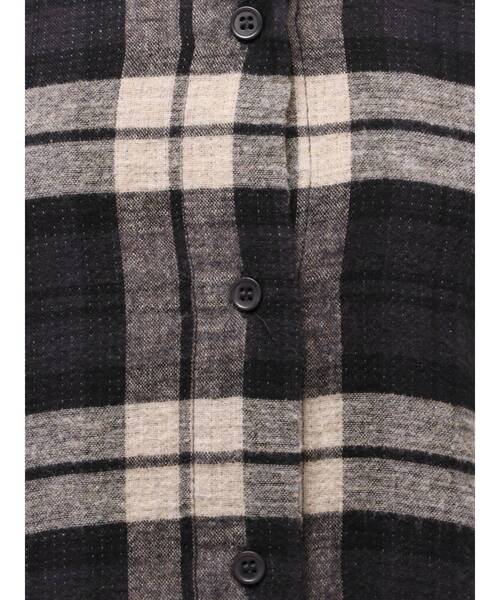 VEQUM（VEQUM）の「【VEQUM】OVER BOXY SH（シャツ/ブラウス・レディース・カーキ/ブラック・FREE）」の10枚目の写真