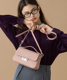 LACOSTE | シャンゼリゼ レザーショルダーバッグ / ハンドバッグ(ハンドバッグ)