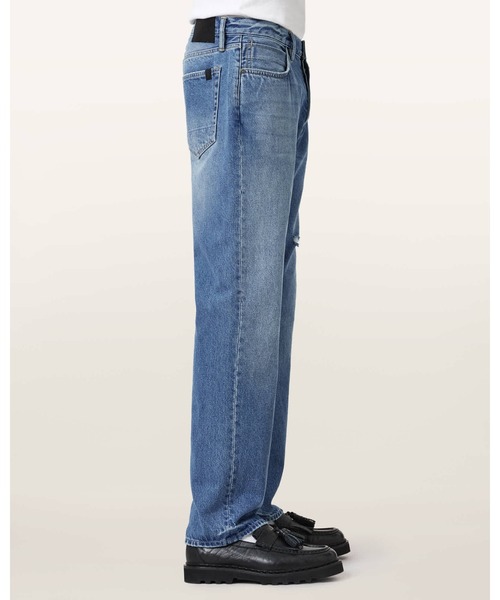 ALLSAINTS(オールセインツ)の「REID STRAIGHT FIT CORDUROY JEANS | REID ストレート フィット コーデュロイ ジーンズ(デニムパンツ・メンズ・インディゴブルー・28/30/32/30/31/30/30/30)」の3枚目の写真