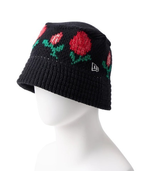 YARN ストライプ ニット バケットハット　rinoh YARN ストライプ ニット バケットハット rinoh YARN ストライプ