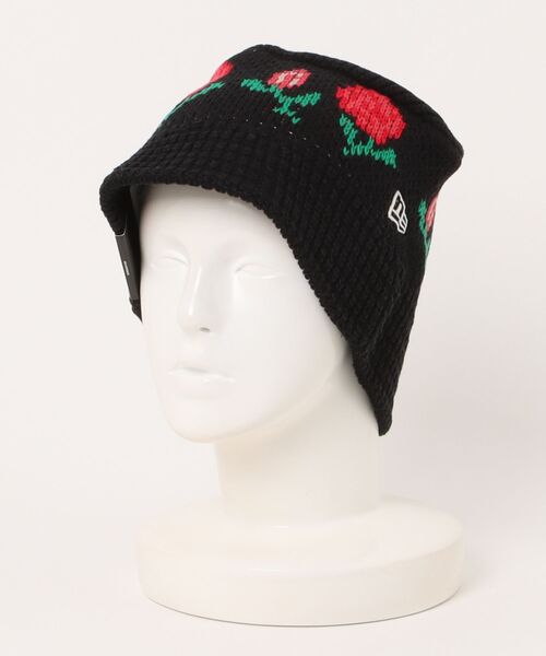 新品 ジャーナルスタンダード ローリングストーンズ バケットハット ニット NEW ERA/ニューエラ ニットバケット ハット KNIT BUCKET ROSE