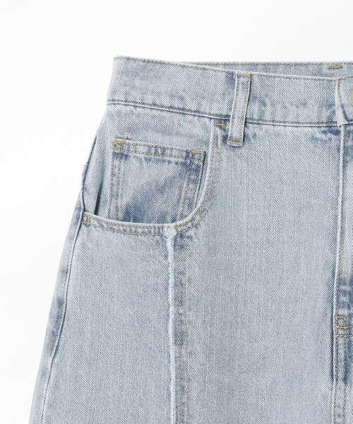 BEAMS HEART(ビームスハート)の「センター フリンジ デニム パンツ(S~M)(デニムパンツ・レディース・サックスブルー/インディゴブルー・SMALL/MEDIUM)」の13枚目の写真