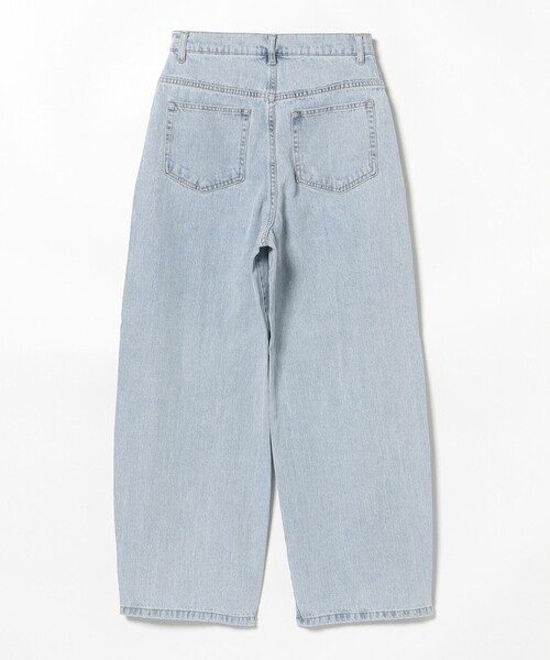 BEAMS HEART(ビームスハート)の「センター フリンジ デニム パンツ(S~M)(デニムパンツ・レディース・サックスブルー/インディゴブルー・SMALL/MEDIUM)」の16枚目の写真