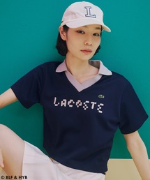 LACOSTE | 厚盛りプリントクロップドゲーム　ポロシャツ(ポロシャツ)
