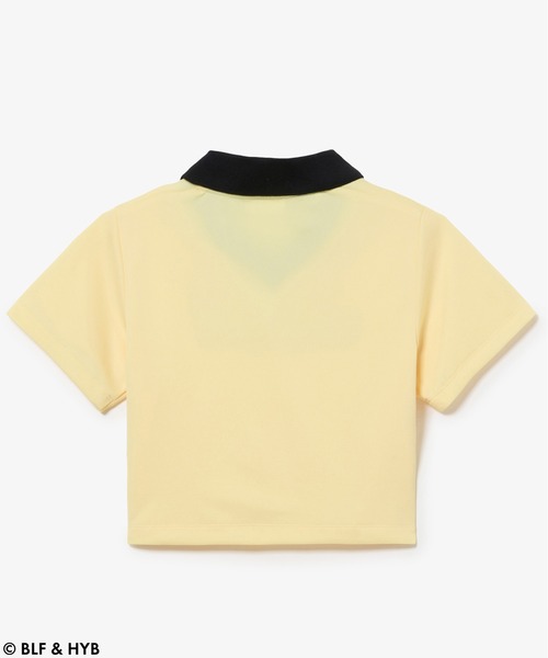 LACOSTE(ラコステ)の「厚盛りプリントクロップドゲーム ポロシャツ(ポロシャツ・レディース・ブラック/イエロー/ネイビー・34/36)」の18枚目の写真