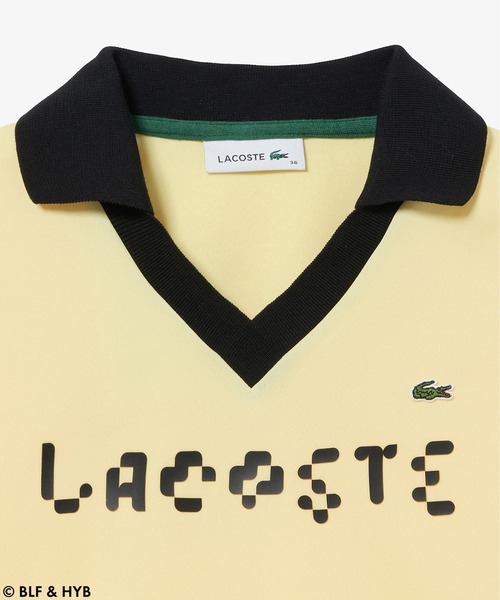 LACOSTE(ラコステ)の「厚盛りプリントクロップドゲーム ポロシャツ(ポロシャツ・レディース・ブラック/イエロー/ネイビー・34/36)」の19枚目の写真