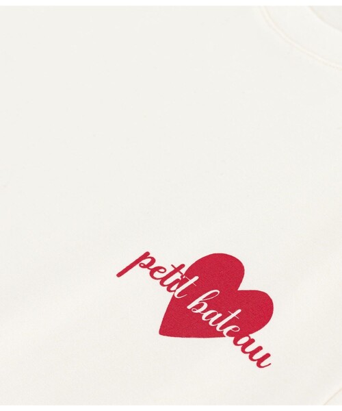 PETIT BATEAU(プチバトー)の「半袖Tシャツ(Tシャツ/カットソー・レディース・オフホワイト/ホワイト×ブルー・X-SMALL/SMALL/MEDIUM/LARGE)」の6枚目の写真