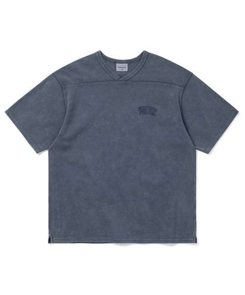 thisisneverthat(ディスイズネバーザット)の「Waffle Rugby Tee(Tシャツ/カットソー・メンズ・ダークブルー/チャコール・XL/L/M/S)」の1枚目の写真