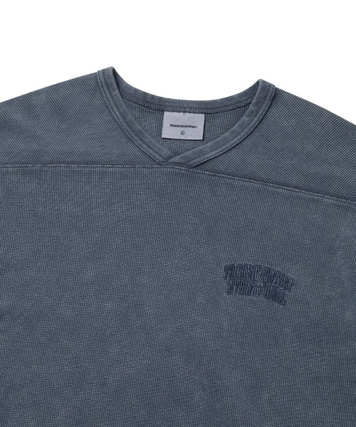 thisisneverthat(ディスイズネバーザット)の「Waffle Rugby Tee(Tシャツ/カットソー・メンズ・ダークブルー/チャコール・XL/L/M/S)」の5枚目の写真