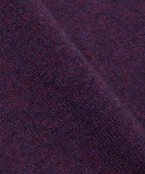 crepuscule（クレプスキュール）の「crepuscule M-G Knit Polo (2503-008)（ポロシャツ・メンズ・ブルー/パープル・2）」の7枚目の写真