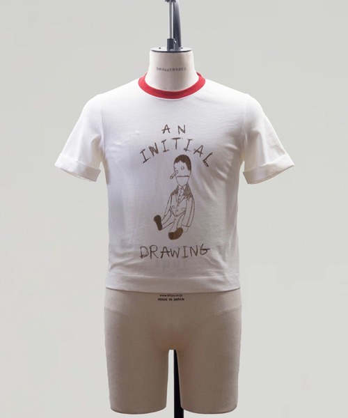 SHINYAKOZUKA（シンヤコヅカ）の「MY INITIAL DRAWING（Tシャツ/カットソー・メンズ・オレンジ/チャコール/レッド/グリーン・X-LARGE/SMALL/MEDIUM/LARGE）」の4枚目の写真