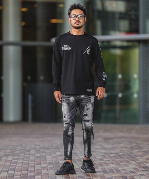 アダムスジャグラー RTEG 3/カラーズOEロンティー adamsJUGGLER tシャツ RTEG 3/カラーズOEロンティー メンズ