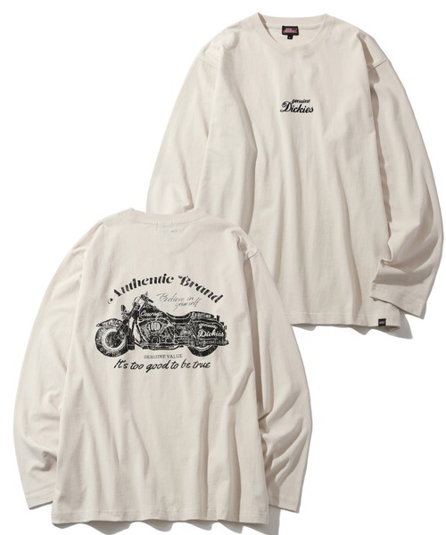 Dickies(ディッキーズ)の「【GENUINE DICKIES/ジェニュインディッキーズ】アソート パウダーブリーチ加工 ロングスリーブTシャツ(Tシャツ/カットソー・メンズ・ブラック系/ブルー系/ブルー系1/アイボリー系6/ブラック系1/アイボリー系1/ブラック系3/ブルー系3/ブルー系5/ブラック系6/ブラック系7/ブラック系5/アイボリー系3/アイボリー系4/アイボリー系5/アイボリー系2/アイボリー系7/ブラック系4/ブルー系4/ブラック系2/アイボリー系/ブルー系2・M/L/XL)」の14枚目の写真