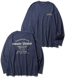 Tシャツ/カットソー（ブルー・ネイビー/青色系・バックプリント