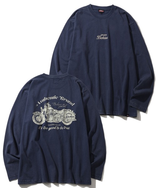 Dickies(ディッキーズ)の「【GENUINE DICKIES/ジェニュインディッキーズ】アソート パウダーブリーチ加工 ロングスリーブTシャツ(Tシャツ/カットソー・メンズ・ブラック系/ブルー系/ブルー系1/アイボリー系6/ブラック系1/アイボリー系1/ブラック系3/ブルー系3/ブルー系5/ブラック系6/ブラック系7/ブラック系5/アイボリー系3/アイボリー系4/アイボリー系5/アイボリー系2/アイボリー系7/ブラック系4/ブルー系4/ブラック系2/アイボリー系/ブルー系2・M/L/XL)」の22枚目の写真