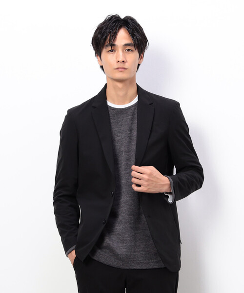 COMME CA ISM(コムサイズム)の「【セットアップ対応】Easy Active Wear テーラード ジャケット(テーラードジャケット・メンズ・ブラック/ネイビー・SMALL/MEDIUM/LARGE)」の2枚目の写真