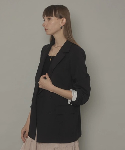 CADUNE（カデュネ）の「バックスリットリボンジャケット（その他