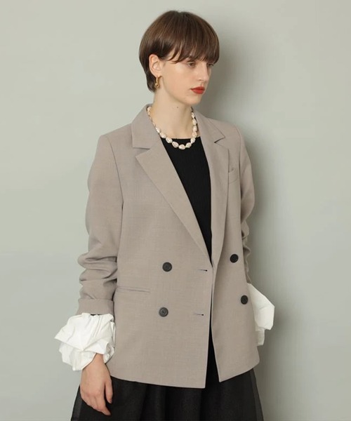 セール】バックスリットリボンジャケット（その他アウター）｜CADUNE