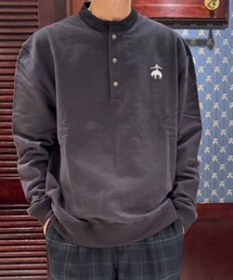 BROOKS BROTHERS | ◆オンラインストア限定◆ コットンフレンチテリー　ビッグGFロゴ　ハーフボタンスウェットシャツ(スウェット)