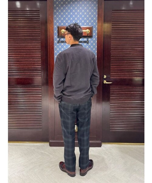 BROOKS BROTHERS（ブルックスブラザーズ）の「◆オンラインストア限定◆ コットンフレンチテリー　ビッグGFロゴ　ハーフボタンスウェットシャツ（スウェット・メンズ・ブラック/ネイビー/グレー/オートミール・SMALL/MEDIUM/LARGE）」の8枚目の写真