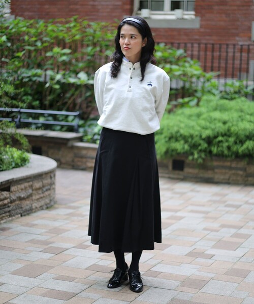 BROOKS BROTHERS（ブルックスブラザーズ）の「◆オンラインストア限定◆ コットンフレンチテリー　ビッグGFロゴ　ハーフボタンスウェットシャツ（スウェット・メンズ・ブラック/ネイビー/グレー/オートミール・SMALL/MEDIUM/LARGE）」の15枚目の写真