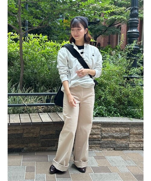 BROOKS BROTHERS（ブルックスブラザーズ）の「◆オンラインストア限定◆ コットンフレンチテリー　ビッグGFロゴ　ハーフボタンスウェットシャツ（スウェット・メンズ・ブラック/ネイビー/グレー/オートミール・SMALL/MEDIUM/LARGE）」の18枚目の写真