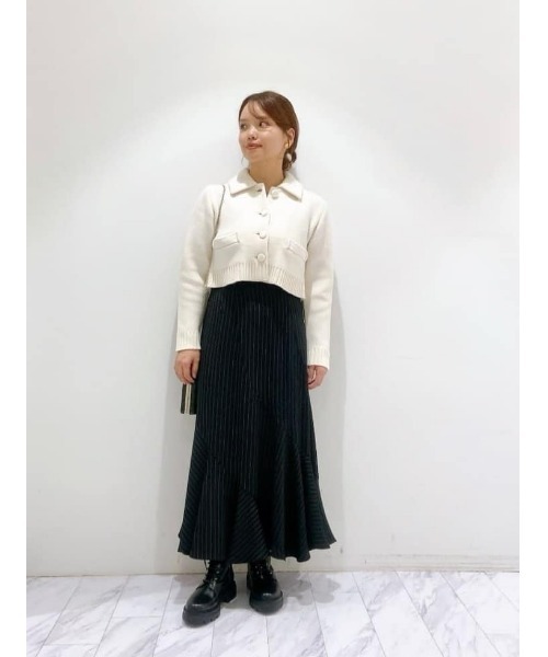 LOULOU WILLOUGHBY(ルルウィルビー)の「【LOULOU WILLOUGHBY】マーメイドラッフルスカート(スカート・レディース・ブラック系その他・1/2)」の10枚目の写真