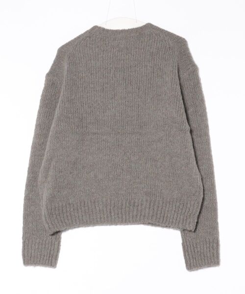 ALLSAINTS(オールセインツ)の「MESSAGE OVERSIZED WOOL JUMPER | MESSAGE オーバーサイズ ウール ニット・セーター(ニット/セーター・メンズ・グレー系その他・S/M/L/XL/XS)」の9枚目の写真