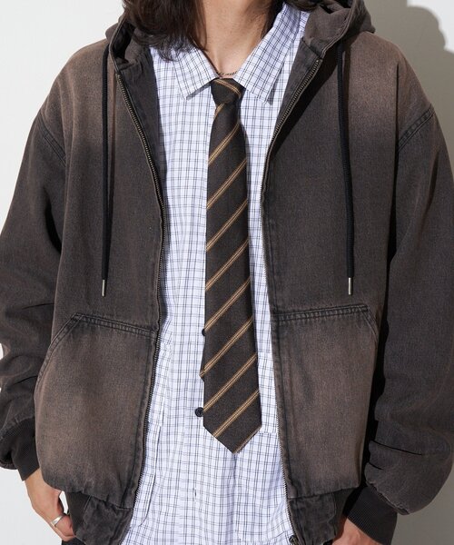 CIAOPANIC（チャオパニック）の「アソートネクタイ（ネクタイ・レディース・レッド/ブラウン/ネイビー/ベージュ/ブラック/グリーン/ブルー/ゴールド/シルバー・FREE）」の3枚目の写真