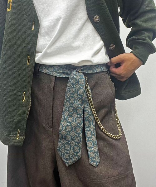 CIAOPANIC（チャオパニック）の「アソートネクタイ（ネクタイ・レディース・レッド/ブラウン/ネイビー/ベージュ/ブラック/グリーン/ブルー/ゴールド/シルバー・FREE）」の5枚目の写真