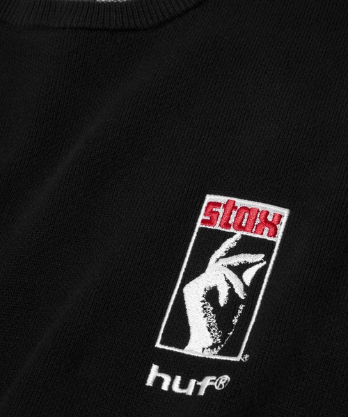 HUF(ハフ)の「HUF X ISAAC HAYES BLACK MOSES KNIT SWEATER(ニット/セーター・メンズ・ブラック・M/L/XXL/XL/S)」の6枚目の写真