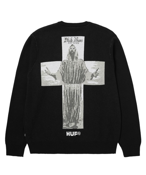 HUF ブラック ニットセーター 楽天市場】HUF（カラーブラック）（ニット・セーター｜トップス