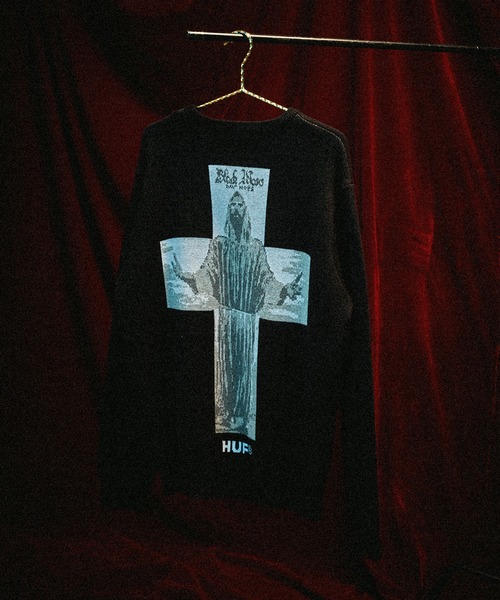 HUF X ISAAC HAYES BLACK MOSES KNIT SWEATER（ニット/セーター）｜HUF