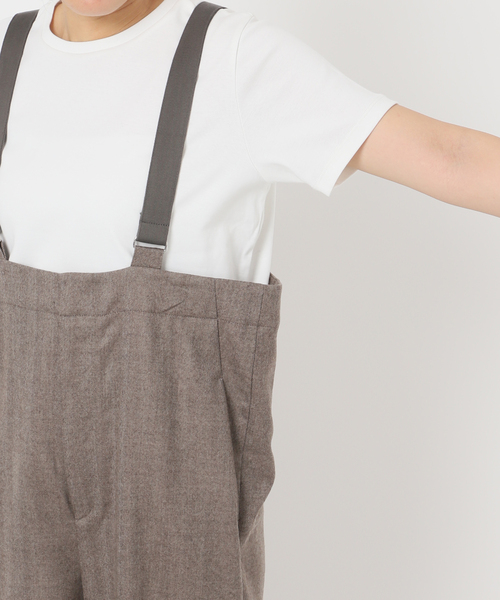 IENA LA BOUCLE(イエナラブークル)の「【WEB限定】IENA LA BOUCLE サキソニーオーバーパンツ(サロペット/オーバーオール・レディース・ウッド/ライトグレー・38/36)」の22枚目の写真