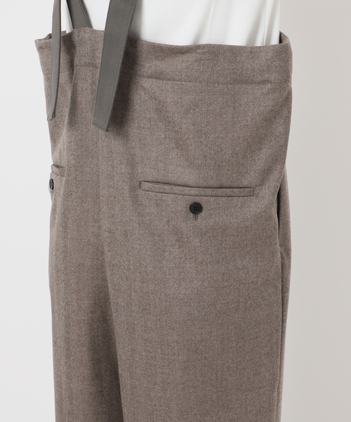 IENA LA BOUCLE(イエナラブークル)の「【WEB限定】IENA LA BOUCLE サキソニーオーバーパンツ(サロペット/オーバーオール・レディース・ウッド/ライトグレー・38/36)」の6枚目の写真