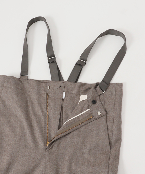 IENA LA BOUCLE(イエナラブークル)の「【WEB限定】IENA LA BOUCLE サキソニーオーバーパンツ(サロペット/オーバーオール・レディース・ウッド/ライトグレー・38/36)」の8枚目の写真