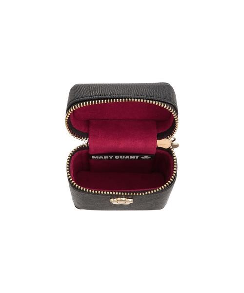 MARY QUANT（マリークワント）の「サフィアーノメタルデイジー リップケース（ポーチ・レディース・ターコイズブルー/アイボリー/ブラック・FREE）」の7枚目の写真