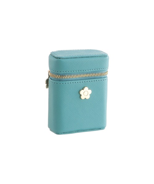 MARY QUANT（マリークワント）の「サフィアーノメタルデイジー リップケース（ポーチ・レディース・ターコイズブルー/アイボリー/ブラック・FREE）」の8枚目の写真