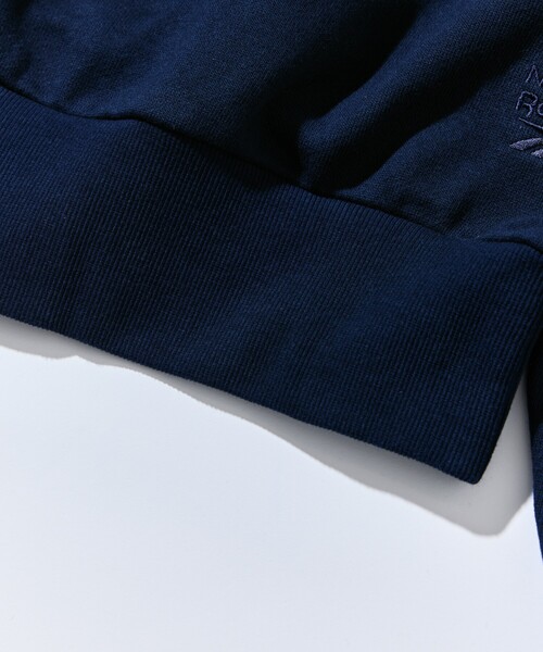 NAUTICA（ノーティカ）の「Reebok × NAUTICA/リーボック × ノーティカ 【Exclusive】ヘビーウェイト クルーネック ダブルネーム アーチロゴスウェット/ショート丈スウェット（スウェット・レディース・ライトグレー/ネイビー・ﾌﾘ-）」の11枚目の写真