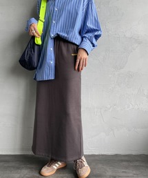 Healthknit（ヘルスニット）の「【WEB先行予約】[HEALTHKNIT/ヘルスニット] クラシックスウェット ナロー ロングスカート（スカート・レディース）」
