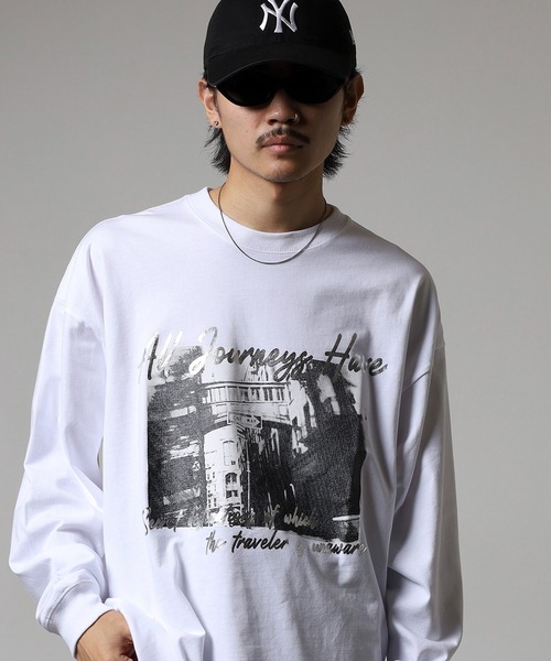 FUNALIVE(ファンアライブ)の「BF2 select ヘビーウエイト ロングスリーブT(Tシャツ/カットソー・メンズ・ホワイト系1/ホワイト系2/D/B/ホワイト系3/その他2/その他3/スミクロ/ブラック/ホワイト/ブラウン・M/LL/L)」の2枚目の写真