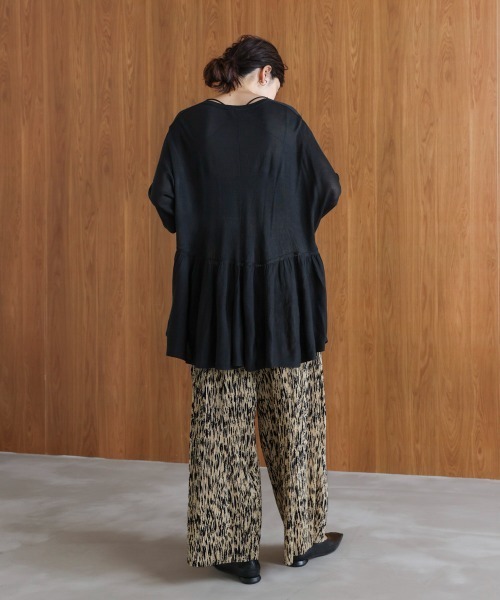 Bou Jeloud（ブージュルード）の「ニュアンス柄パンツ（その他パンツ・レディース・ブラック/ベージュ・FREE）」の13枚目の写真