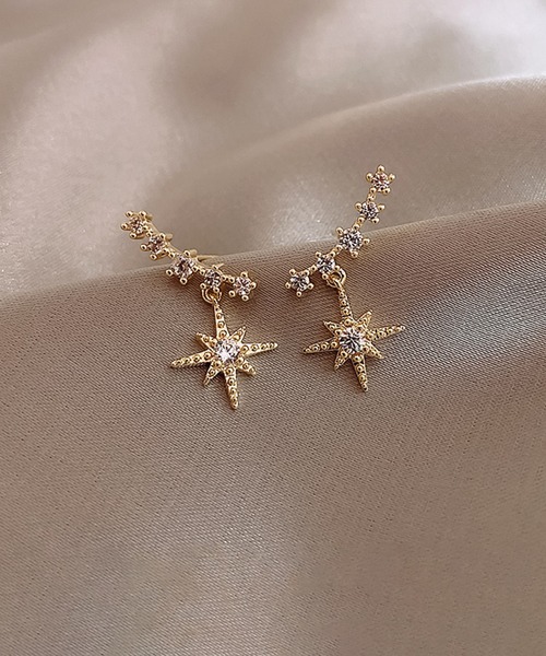 blackdia ocean(ブラックダイヤオーシャン)の「blackdia ocean ジルコニア シャインピアス/イヤリング(ピアス(両耳用)・レディース・ゴールド系その他/ゴールド/シルバー系その他/シルバー・FREE)」の8枚目の写真