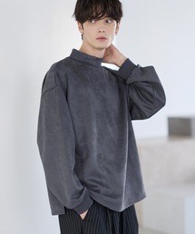 メンズのTシャツ/カットソー（グレー/灰色系・タートルネック