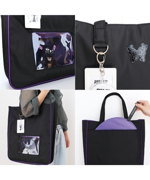 ANNA SUI（アナスイ）の「トートバッグ（推し活グッズ）（トートバッグ・レディース・レッド/イエロー/パープル/ブルー/ブラック/ホワイト/グリーン・FREE）」の22枚目の写真