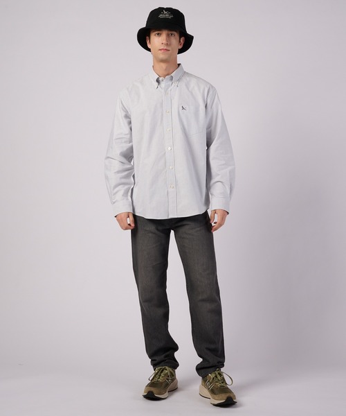 Eddie Bauer(エディーバウアー)の「オックス ストライプ / チェック ボタンダウンシャツ(シャツ/ブラウス・メンズ・グリーン系その他/ブルー/ブルー系その他/ブラック系その他/ピンク/グリーン/グレー/ライトブルー/ダークグリーン系/グリーン系その他2・XXL/M/S/XL/L)」の18枚目の写真