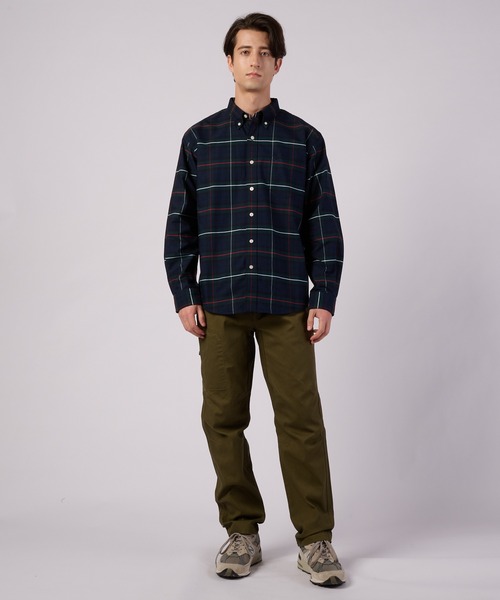 Eddie Bauer(エディーバウアー)の「オックス ストライプ / チェック ボタンダウンシャツ(シャツ/ブラウス・メンズ・グリーン系その他/ブルー/ブルー系その他/ブラック系その他/ピンク/グリーン/グレー/ライトブルー/ダークグリーン系/グリーン系その他2・XXL/M/S/XL/L)」の20枚目の写真