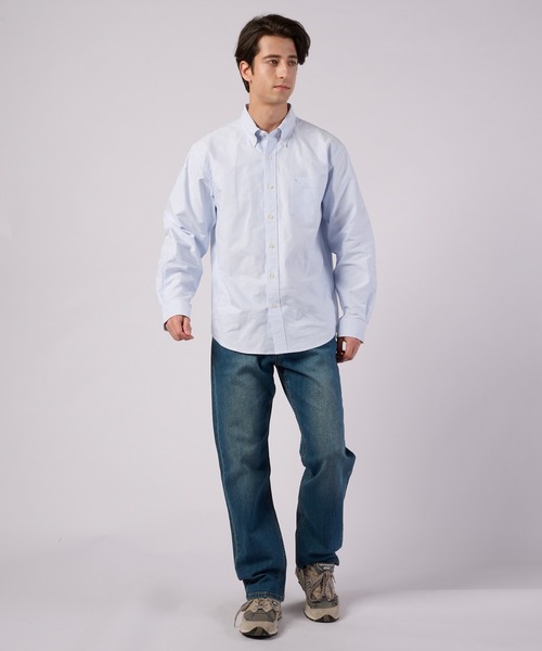 Eddie Bauer(エディーバウアー)の「オックス ストライプ / チェック ボタンダウンシャツ(シャツ/ブラウス・メンズ・グリーン系その他/ブルー/ブルー系その他/ブラック系その他/ピンク/グリーン/グレー/ライトブルー/ダークグリーン系/グリーン系その他2・XXL/M/S/XL/L)」の21枚目の写真