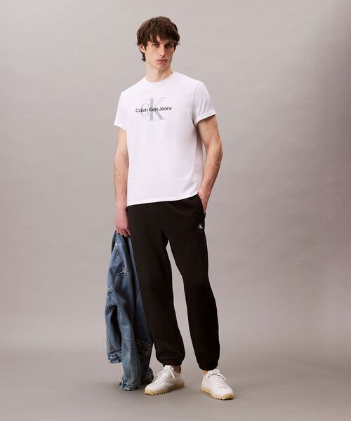 Calvin Klein(カルバン・クライン)の「アーカイブ ロゴ ジョガーパンツ(スウェットパンツ・メンズ・グレー/ブラック・L/M/S)」の7枚目の写真